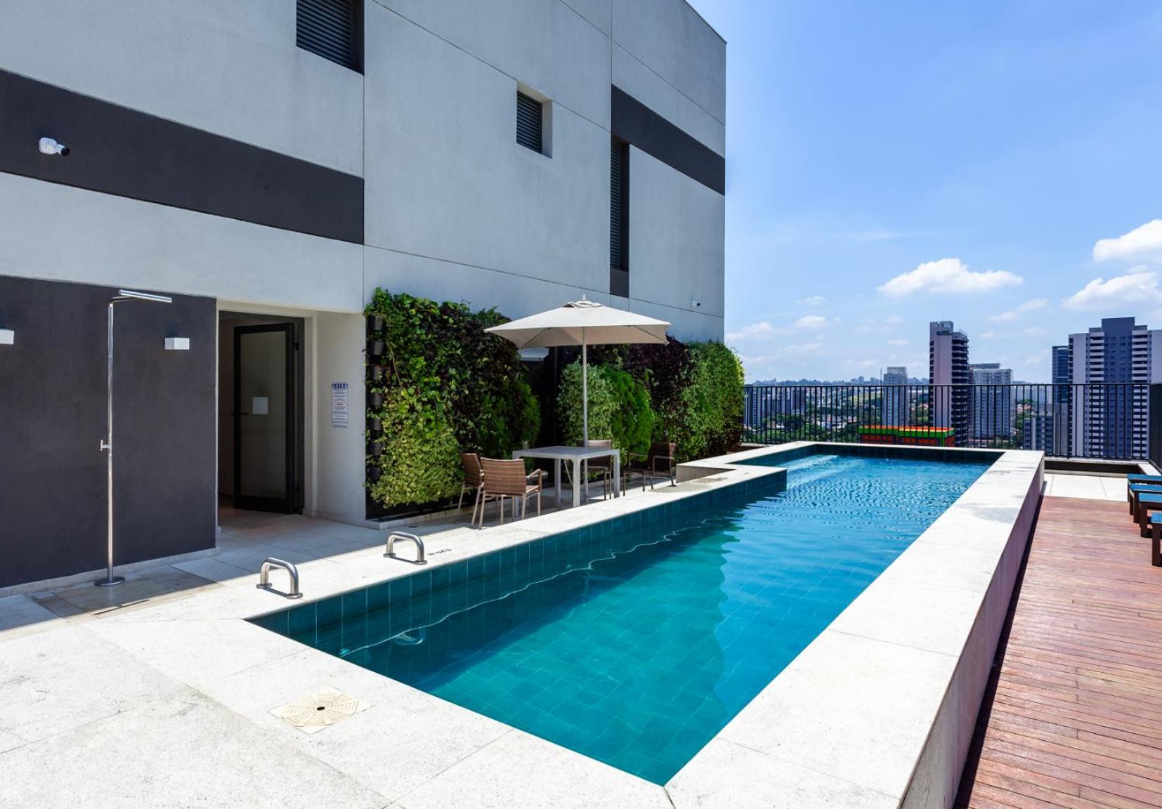 Studio Moderno Com Piscina E Academia Completa Na Cobertura Excelente Espaco De Coworking Proximo Ao Aeroporto De Congonhas E Sp Expo Сан-Пауло Экстерьер фото
